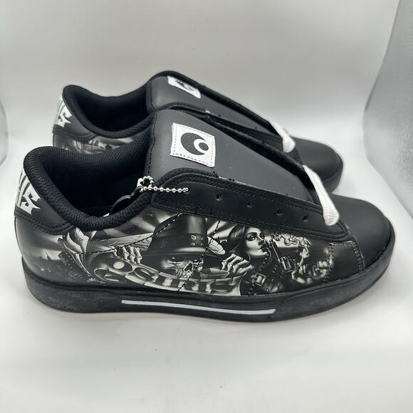 OSIRIS Serve OG Abel Creation Skull Top Hat Skater Shoes Men’s Size 7 US (NWD)